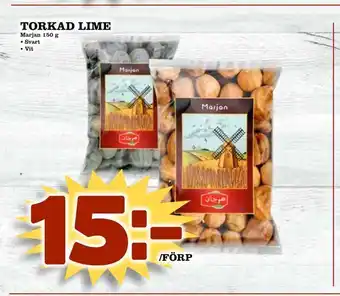 Prisma Mat Torkad lime erbjuda