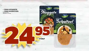 Supergrossen Vego nuggets • vego schnitzel erbjuda