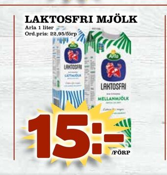 Supergrossen Laktosfri mjölk erbjuda
