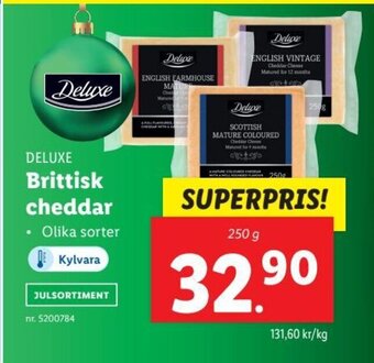 Lidl Brittisk Cheddar erbjuda
