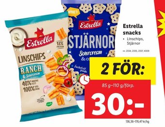 Lidl Estrella Snacks erbjuda