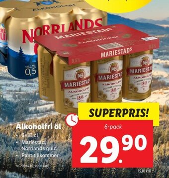 Lidl Alkoholfri öl erbjuda