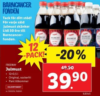 Lidl Julmust erbjuda