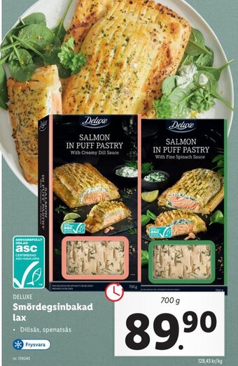 Lidl Smördegsinbakad Lax erbjuda