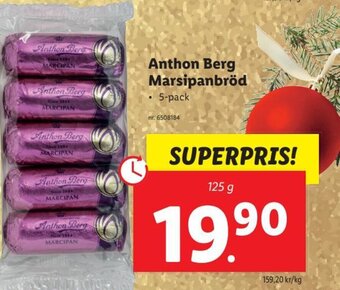 Lidl Anthon Berg Marsipanbröd erbjuda