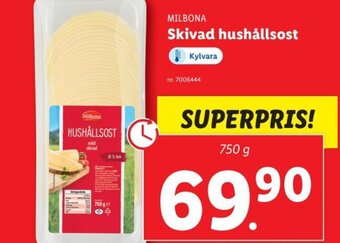 Lidl Skivad Hushållsost erbjuda