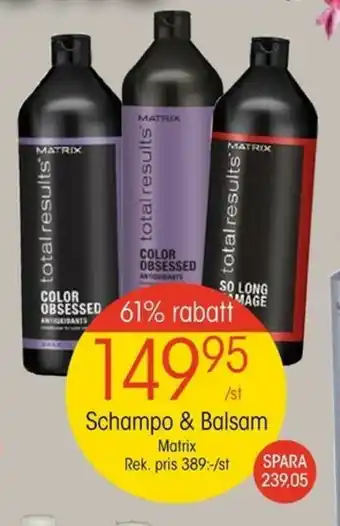 EKO Matrix Schampo & Balsam erbjuda