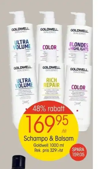 EKO Goldwell Schampo & Balsam 1000ml erbjuda