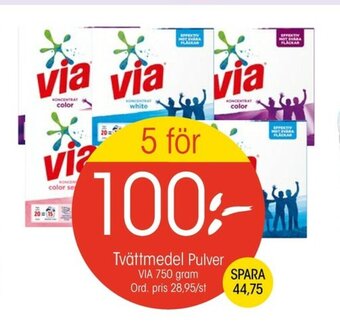 EKO Via Tvättmedel Pulver 750 gram erbjuda