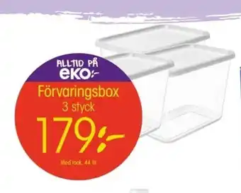 EKO Förvaringsbox 3 styck 44 lit. erbjuda