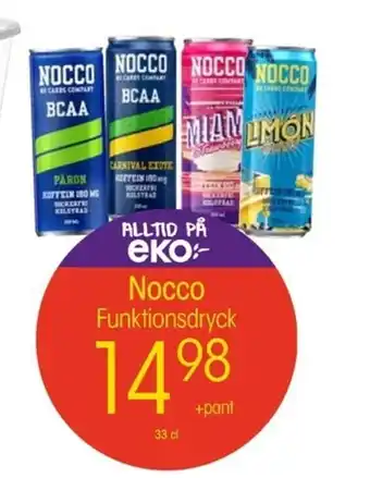 EKO Nocco Funktionsdryck 33cl erbjuda