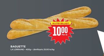 Willys Baguette erbjuda
