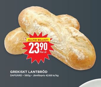 Willys Grekiskt lantbröd erbjuda