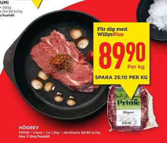 Willys Hemma Högrev erbjuda
