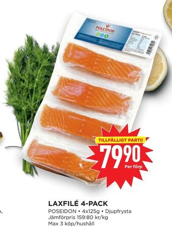 Willys Hemma Laxfilé 4-pack erbjuda