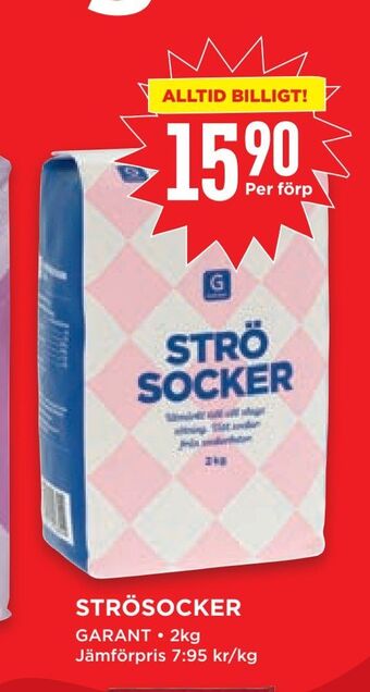 Willys Strösocker erbjuda