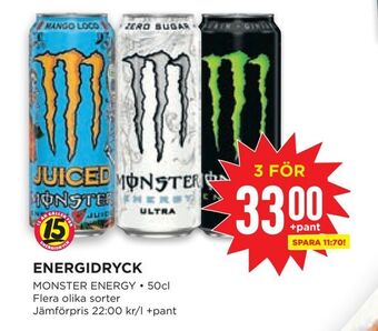 Willys Energidryck erbjuda