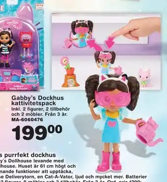Gabby's dockhus kattivitetspack