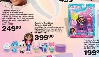 Lekextra Gabby's dockhus deluxe figurset erbjuda