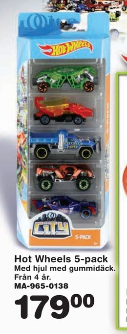Lekextra Hot wheels 5-pack erbjuda