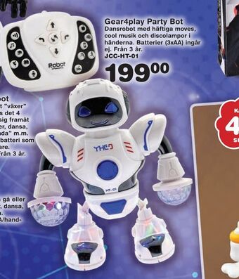 Lekextra Gear4play party bot erbjuda