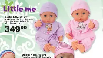 Lekextra Docka lilly, 33 cm erbjuda