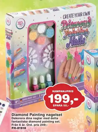 Lekextra Diamond painting nagelset erbjuda