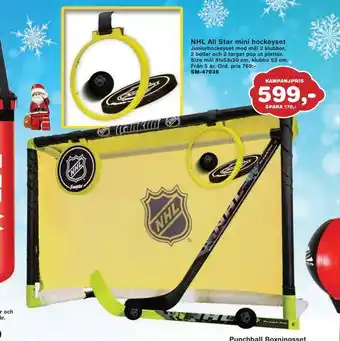 Nhl all star mini hockeyset