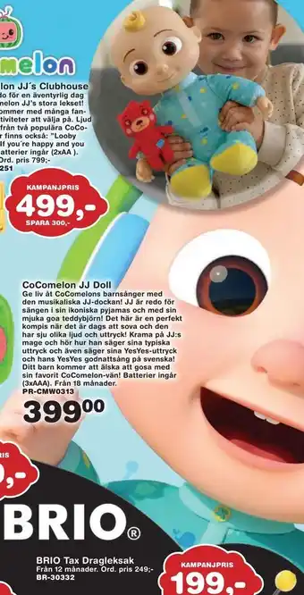 Lekextra Cocomelon jj doll erbjuda
