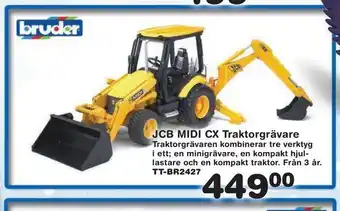 Jcb midi cx traktorgrävare