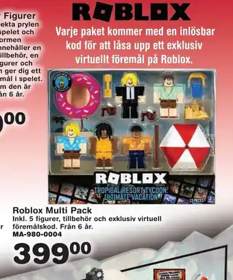 Lekextra Roblox multi pack erbjuda