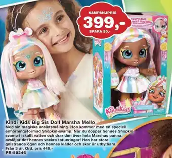 Kindi kids big sis doll marsha mello