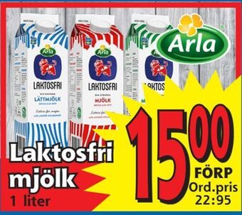 Supergrossen Laktosfri mjölk erbjuda