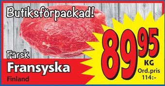 Supergrossen Fransyska erbjuda