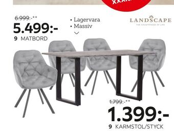 XXXLutz Matbord erbjuda