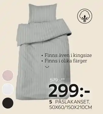 XXXLutz Påslakanset i bomull erbjuda