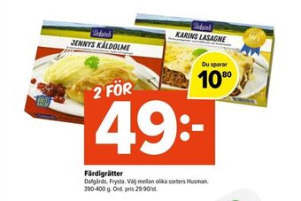 Coop Extra Färdigrätter erbjuda