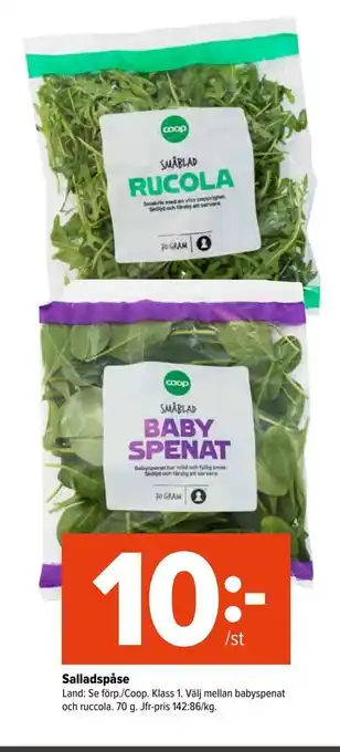 Coop Extra Salladspåse erbjuda