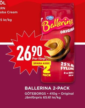 Willys Ballerina 2-pack erbjuda