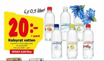City Gross Kolsyrat vatten erbjuda
