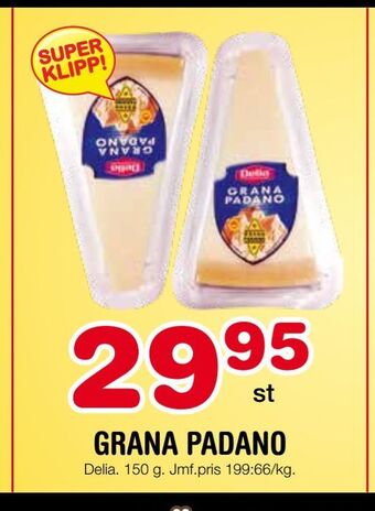 Nya Pulsen Grana padano erbjuda
