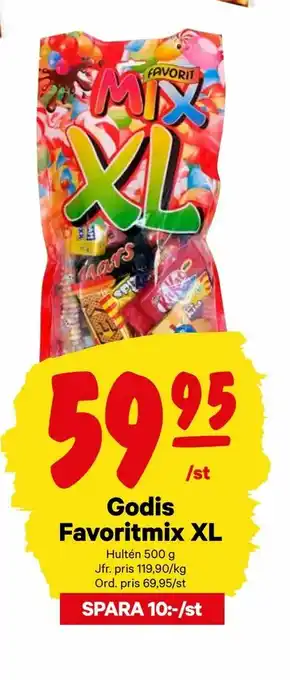 City Gross Godis Favoritmix XL erbjuda