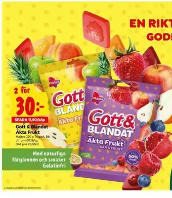 City Gross Gott & Blandat Äkta Frukt erbjuda
