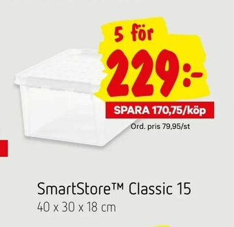 City Gross SmartStore ™ Classic 15 erbjuda