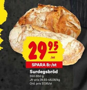 City Gross Surdegsbröd erbjuda