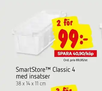 City Gross SmartStore ™ Classic 4 med insatser erbjuda