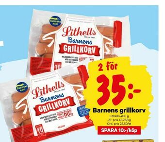 City Gross Barnens grillkorv erbjuda