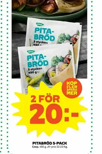 Pitabröd 5-pack