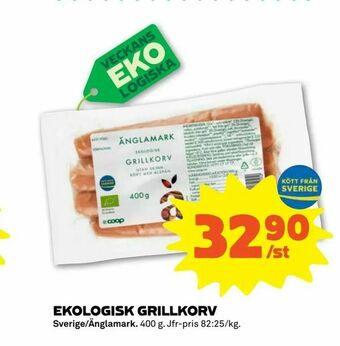 Coop Forum Ekologisk grillkorv erbjuda