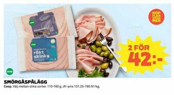 Coop Nära Smörgåspålägg erbjuda